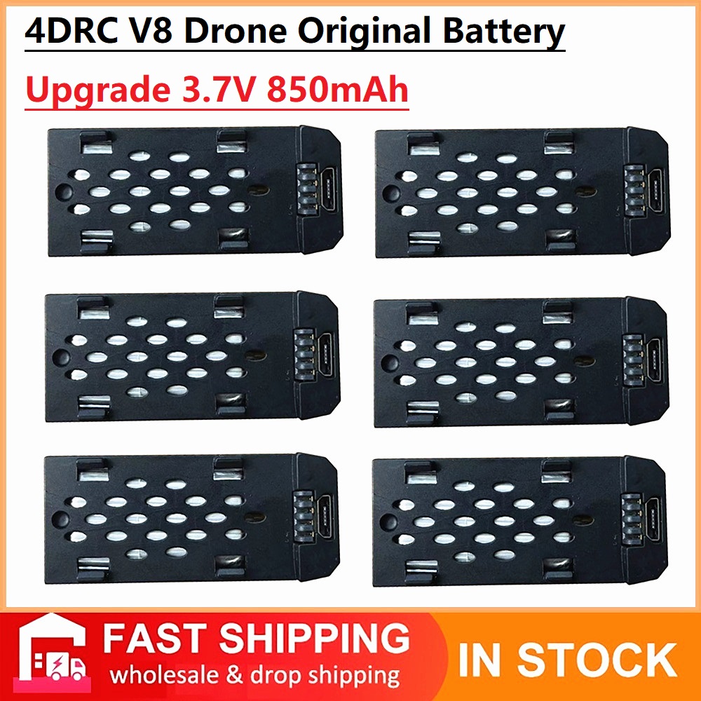 Drone Rc Leading - 4DRC V8 Drone แบตเตอรี่เดิม 3.7V 850MAh