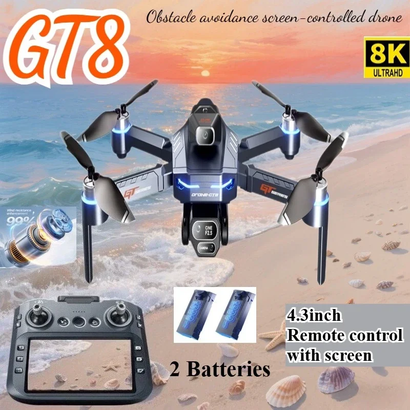 Drone 4K HD GT8 กล้องหลีกเลี่ย - Drone Ae Rc บทวิจารณ์และราคา