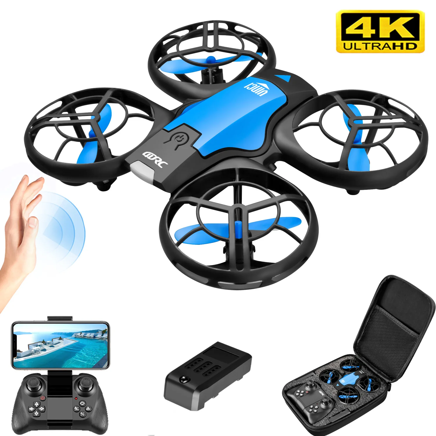 โดรน V8 รุ่นใหม่ขนาดเล็ก 4K ระ - Drone Ae Rc บทวิจารณ์และราคา