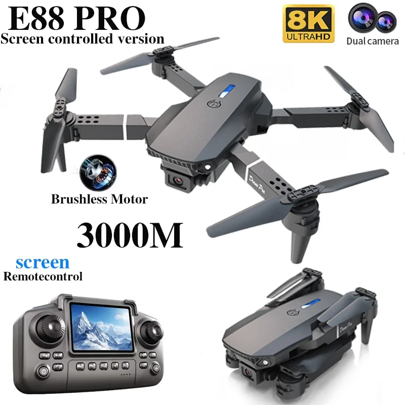 โดรนรุ่น Professional E88 PRO  - Drone E88 Rc Quadcopter บทวิจารณ์และราคา