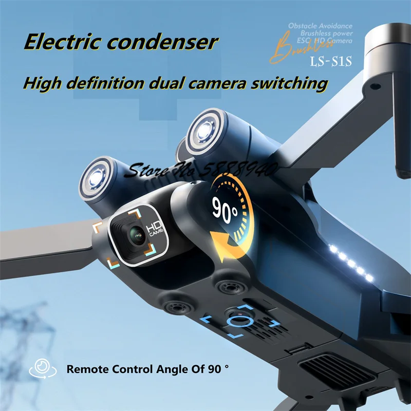 โดรนบังคับวิทยุแบบพับได้ 6K Op - Drone S1S Rc Quadcopter บทวิจารณ์และราคา